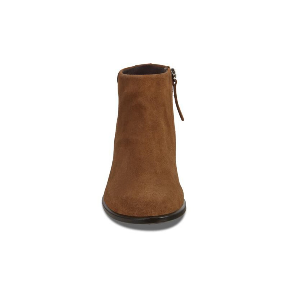 Botas Mujer - ECCO Shape 55 Western - Marrom - BIJ780912